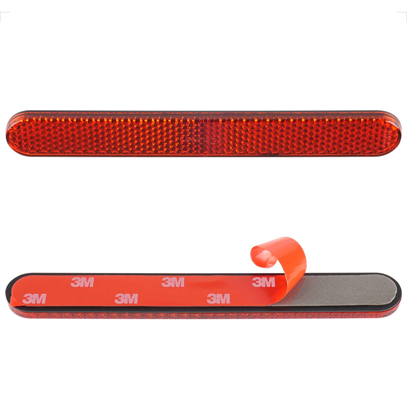 evermotor 2 Stück Reflektor Motorrad Rückstrahler, e-geprüft E4 Roter hinten Selbstklebend Rückstrahler für Moto Fahrrad ATV Scooter, Rot, 138mm evermotor 2 Stück Reflektor Motorrad Rückstrahler, e-geprüft E4 Roter hinten Selbstklebend Rückstrahler für Moto Fahrrad ATV Scooter, Rot, 138mm von evermotor