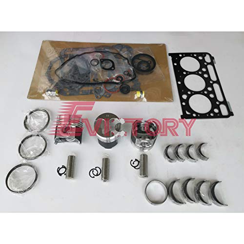 D1305 Überholungs-Umbau-Set für Kubota-Motorkolbenring, Übergröße, 0,50 mm Lager, vollständiger Dichtungssatz D1305 Überholungs-Umbau-Set für Kubota-Motorkolbenring, Übergröße, 0,50 mm Lager, vollständiger Dichtungssatz von evictory