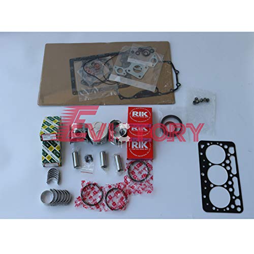 D722 Überholungssatz für Kubota-Motorkolben mit Ring, Übergröße, 0,50 mm, Volldichtungssatz, Motorlager D722 Überholungssatz für Kubota-Motorkolben mit Ring, Übergröße, 0,50 mm, Volldichtungssatz, Motorlager von evictory