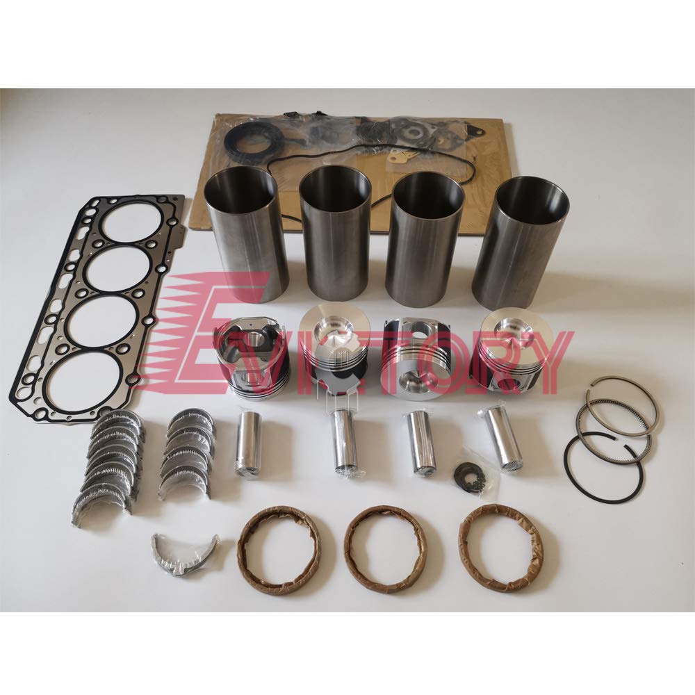 Für Gabelstapler Mazda HA T3000 XA T2500 Rebuild Kit Kolbenring Liner Dichtungslager Für Gabelstapler Mazda HA T3000 XA T2500 Rebuild Kit Kolbenring Liner Dichtungslager von evictory