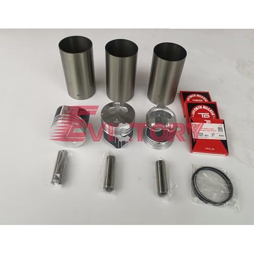 Für Isuzu 3KC1 Kolben + Ring + Zylinderlaufbuchse Motor Hitachi EX12 EX15 EX20 EX30 Für Isuzu 3KC1 Kolben + Ring + Zylinderlaufbuchse Motor Hitachi EX12 EX15 EX20 EX30 von evictory