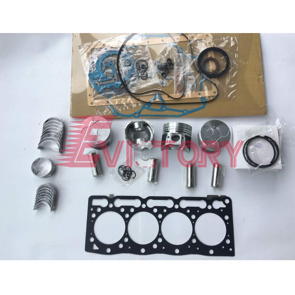 Für KUBOTA V1505 V1505T Rebuild Überholungssatz Dichtung Kolbenring Lagerventil Für KUBOTA V1505 V1505T Rebuild Überholungssatz Dichtung Kolbenring Lagerventil von evictory