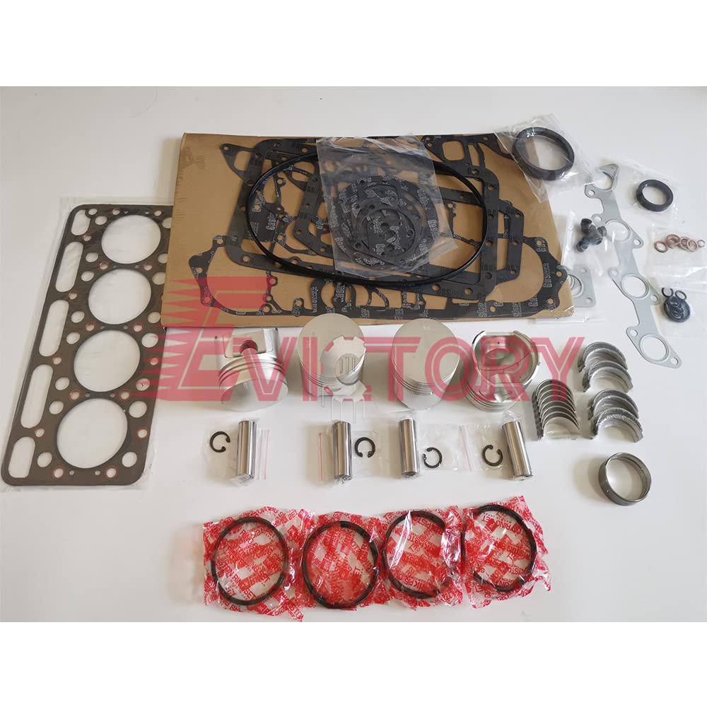 Für KUBOTA V1702 Rebuild Kit Kolbenring Motor Hauptwindel Lagersatz Für KUBOTA V1702 Rebuild Kit Kolbenring Motor Hauptwindel Lagersatz von evictory