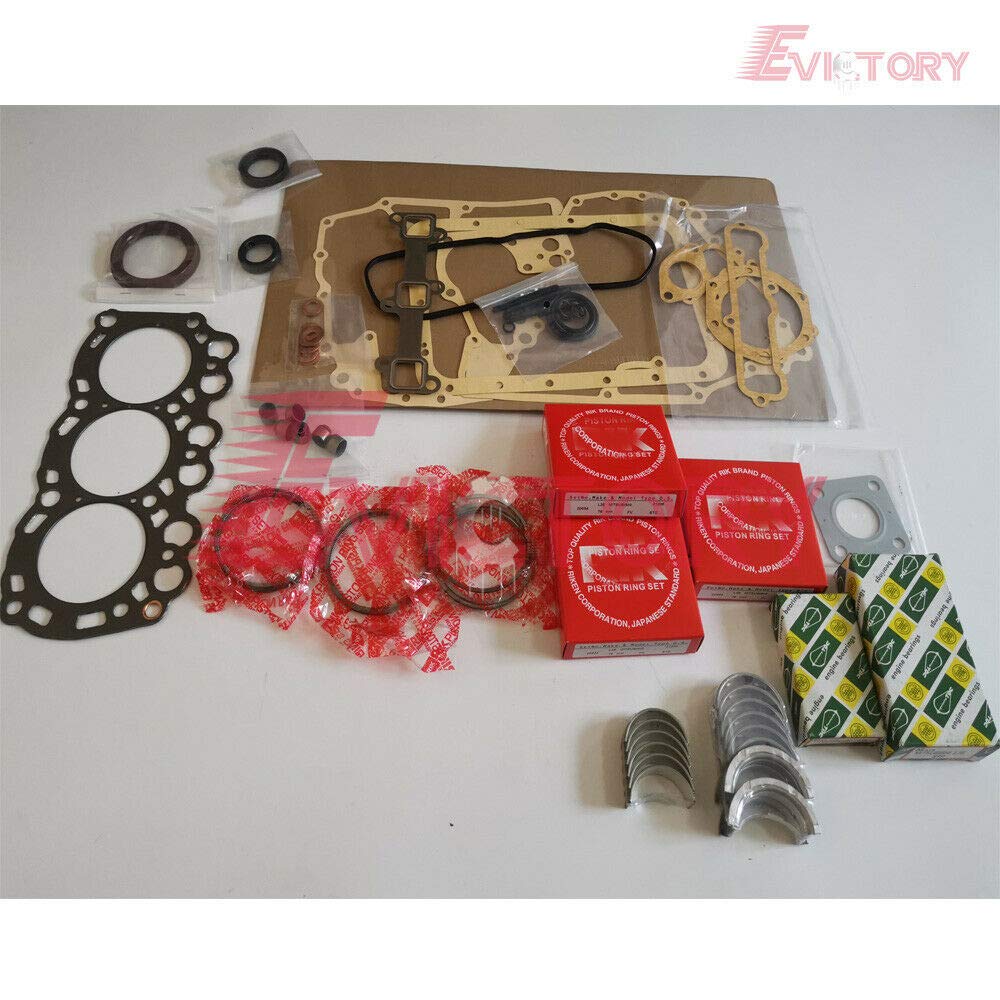 Für MITSUBISHI L3E Rebuild Dichtungssatz Hauptkonrod Lager Kolbenring Für MITSUBISHI L3E Rebuild Dichtungssatz Hauptkonrod Lager Kolbenring von evictory