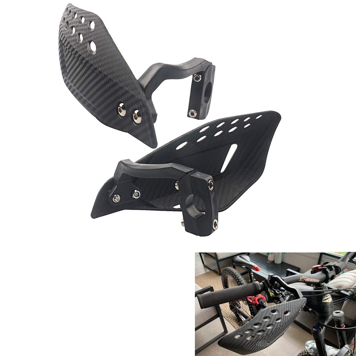 Motorrad Handschutz 7/8 '' 22mm Griffschutz Schild Motorrad Motocross Roller Winddichter Lenker Handschutz Schutzausrüstung Motorrad Handschutz 7/8 '' 22mm Griffschutz Schild Motorrad Motocross Roller Winddichter Lenker Handschutz Schutzausrüstung von evomosa