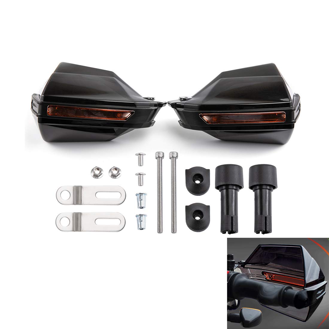 Motorrad Handschutz Griffschutz Schild Motorrad Motocross Roller Winddichter Lenker Handschutz Schutzausrüstung- Schwarz Motorrad Handschutz Griffschutz Schild Motorrad Motocross Roller Winddichter Lenker Handschutz Schutzausrüstung- Schwarz von evomosa