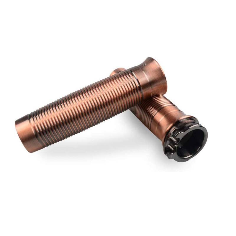 Motorrad Lenkergriffe 1 ”/ 26mm CNC Aluminium für CNC Aluminium Harley Sportster Motorräder Handgriffe (Kupfer) von evomosa