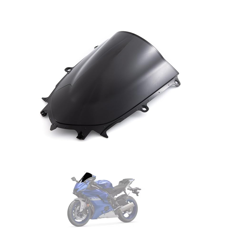 Motorrad Windschutzscheibe Frontscheibe Passend für YZFR7 YZF R7 2021 2022 2023 YZF-R7 21-23 YZFR6 R6 2017-2021 Double Bubble Screen Motorrad Windschutzscheibe Frontscheibe Passend für YZFR7 YZF R7 2021 2022 2023 YZF-R7 21-23 YZFR6 R6 2017-2021 Double Bubble Screen von evomosa