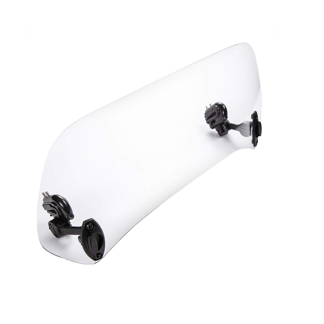 Motorrad Windschutzscheibe Universal Clamp-On Variable Windschutzscheibe Spoiler Extension-37x17.2cm Transparent Motorrad Windschutzscheibe Universal Clamp-On Variable Windschutzscheibe Spoiler Extension-37x17.2cm Transparent von evomosa