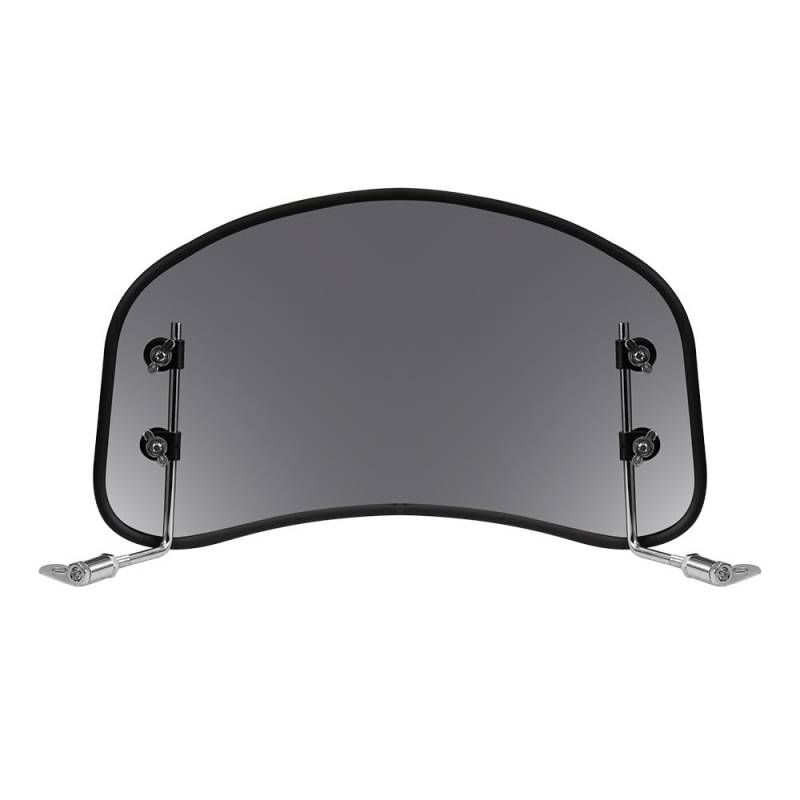 evomosa Scooter Windschutzscheibe Universal Windabweiser Windschutzscheibe Spoiler Luftabweiser Grau für 49CC 50CC 125CC Motorrad, Motoroller von evomosa