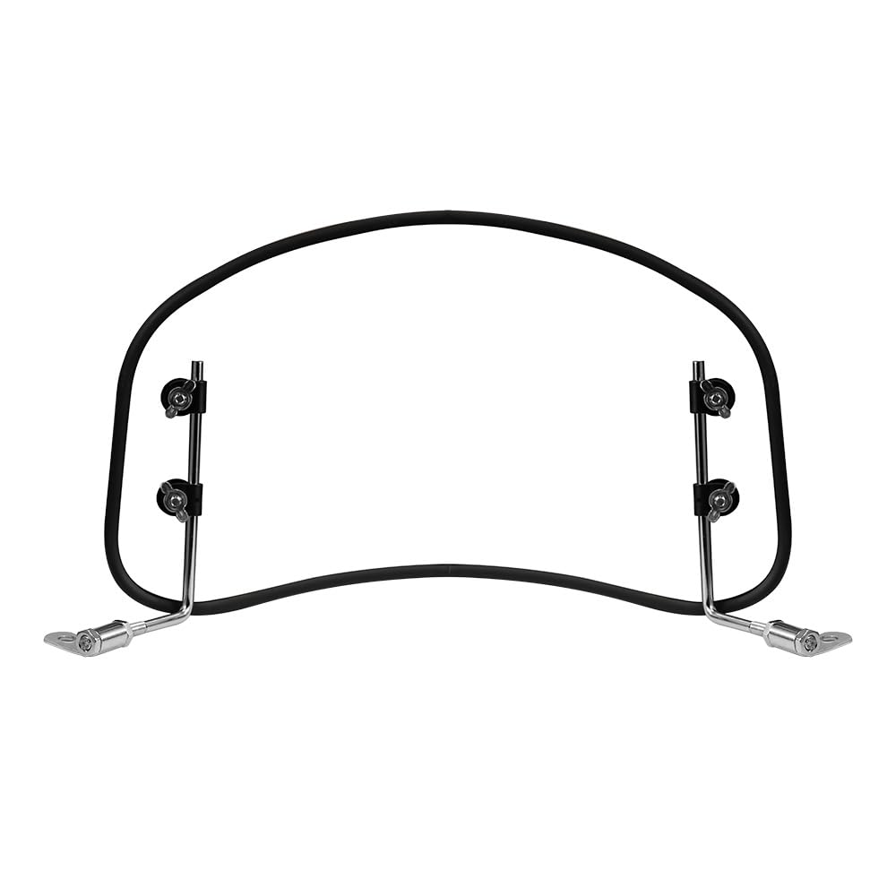 Scooter Windschutzscheibe 49CC 50CC 125CC Motorrad Windschutzscheibe Universal Windabweiser Windschutzscheibe Spoiler Luftabweiser (klar) von evomosa