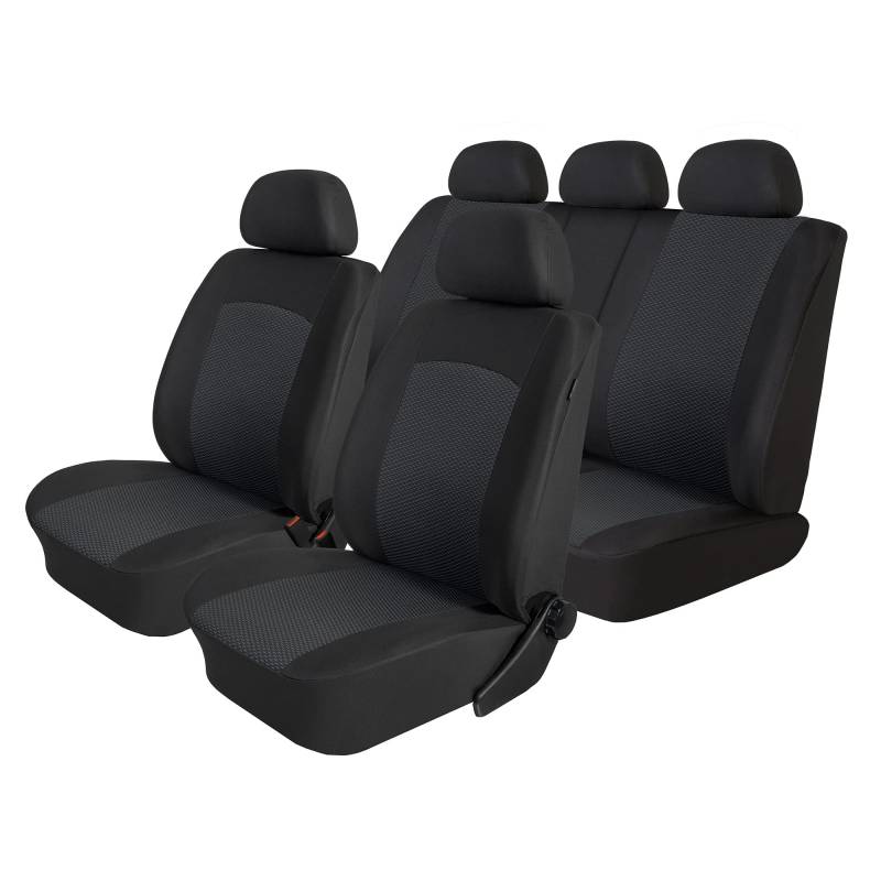 Sitzbezüge kompatibel mit Peugeot Rifter (5 Sitze) ab 2018, maßgeschneidert von ewaschbaer