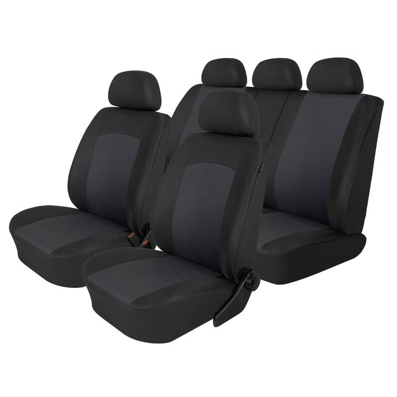 Sitzbezüge kompatibel mit Peugeot Rifter (5 Sitze) ab 2018, maßgeschneidert von ewaschbaer