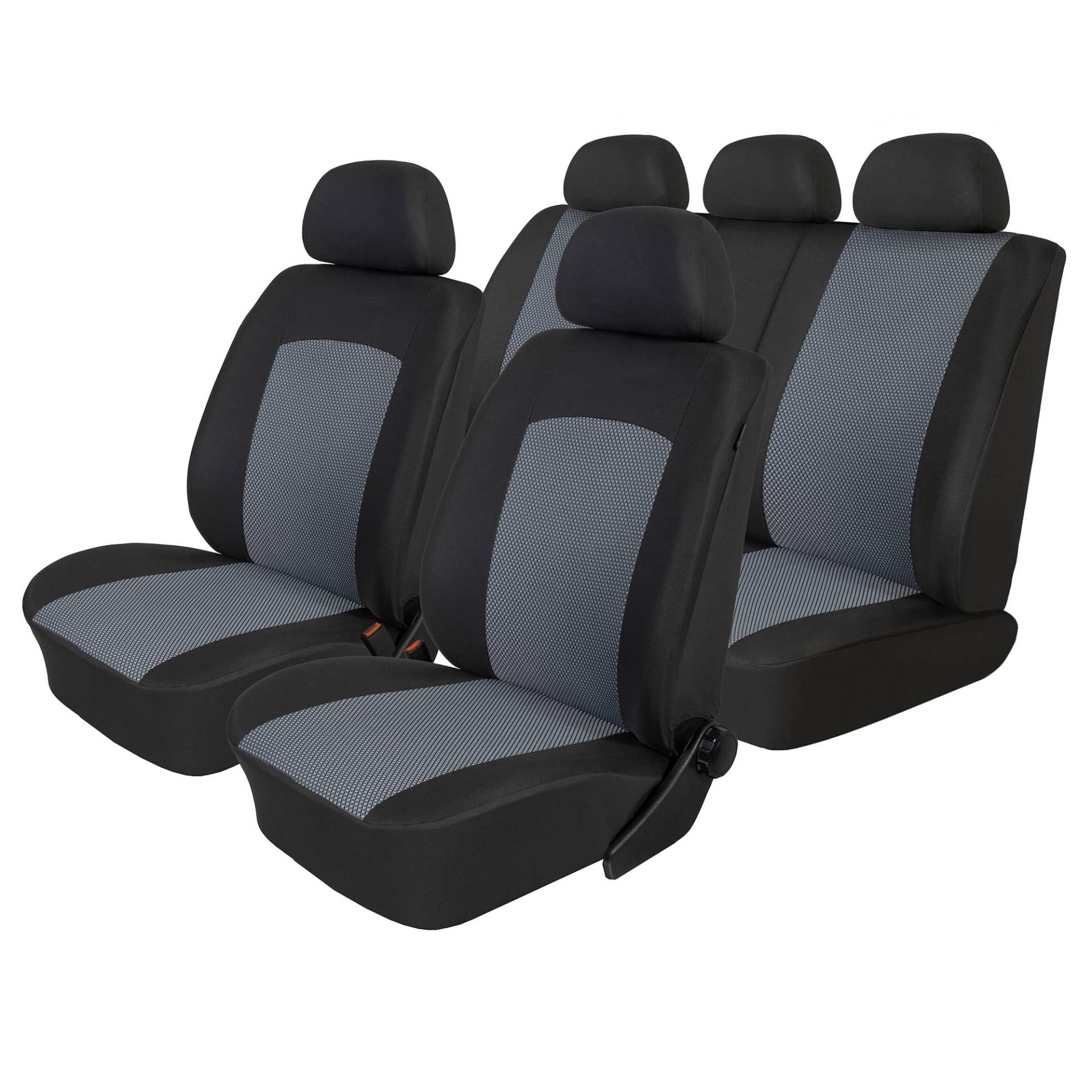 ewaschbaer Sitzbezüge kompatibel mit VW Touran (5 Sitze) 2006-2015, maßgeschneidert von ewaschbaer
