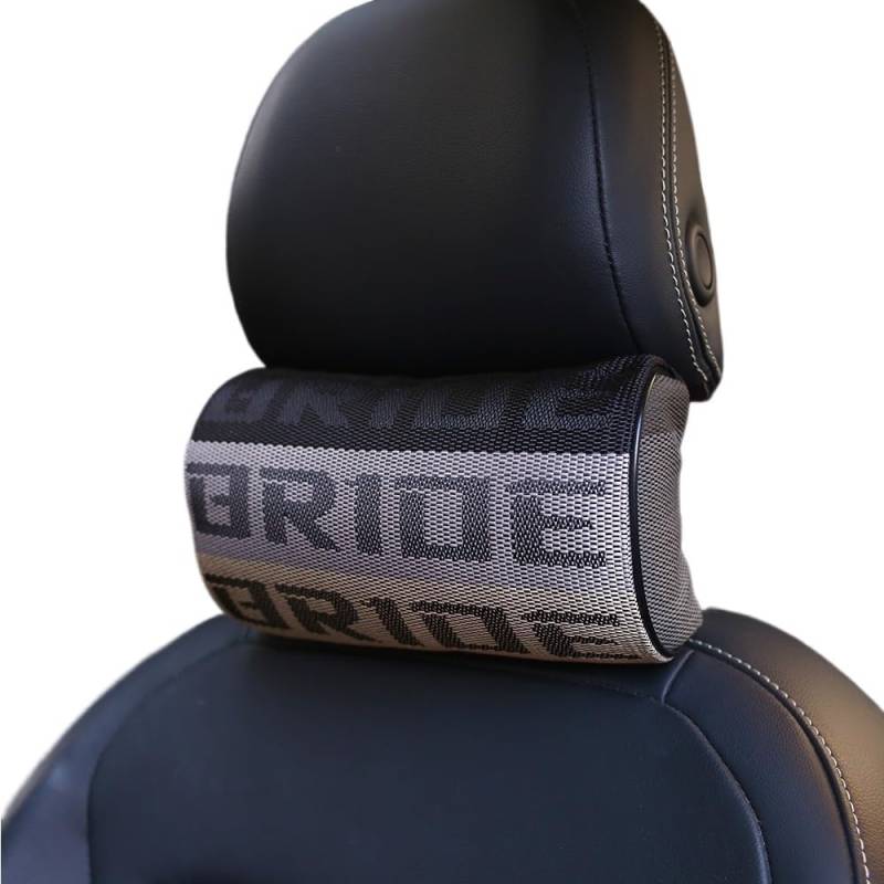 Kopfstütze Racing Stoff bequeme Nackenstütze, Kissen, 1 Stück (rotgrau) von ewgrkbaaa