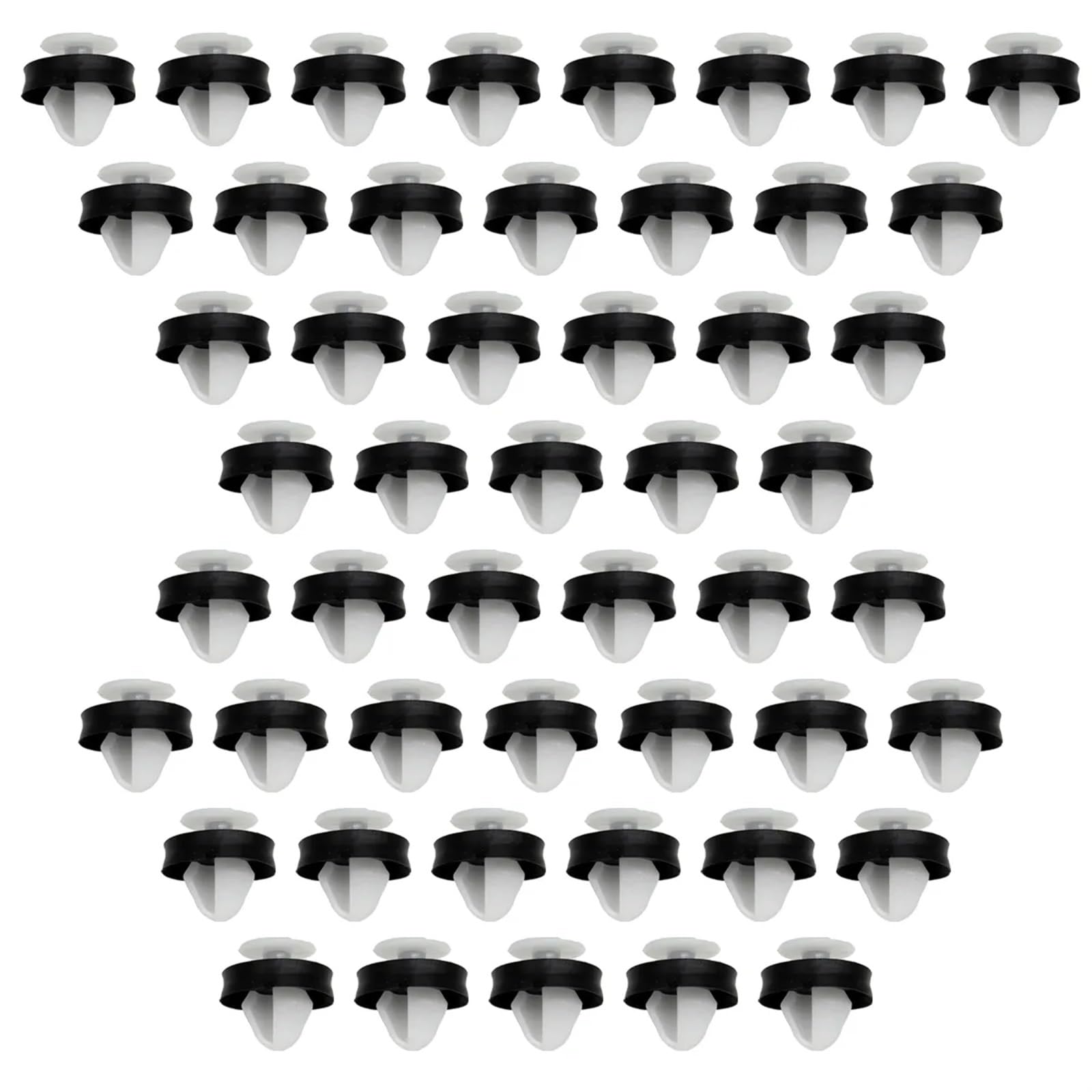 30/50 Stück Anti-Klapper-Clips for Türkartenverkleidung, kompatibel mit Peugeot 406 407 SW, Heckstoßstange, Heckklappe, Innenverkleidung, Unterbodenverkleidung (Color : 50Pcs) von eyob