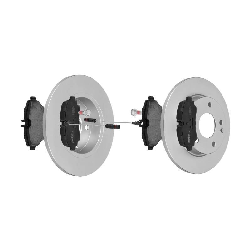 F.BECKER_LINE BREMSSCHEIBEN Ø260MM + BREMSBELÄGE VORNE FÜR MERCEDES-BENZ von f.becker_line
