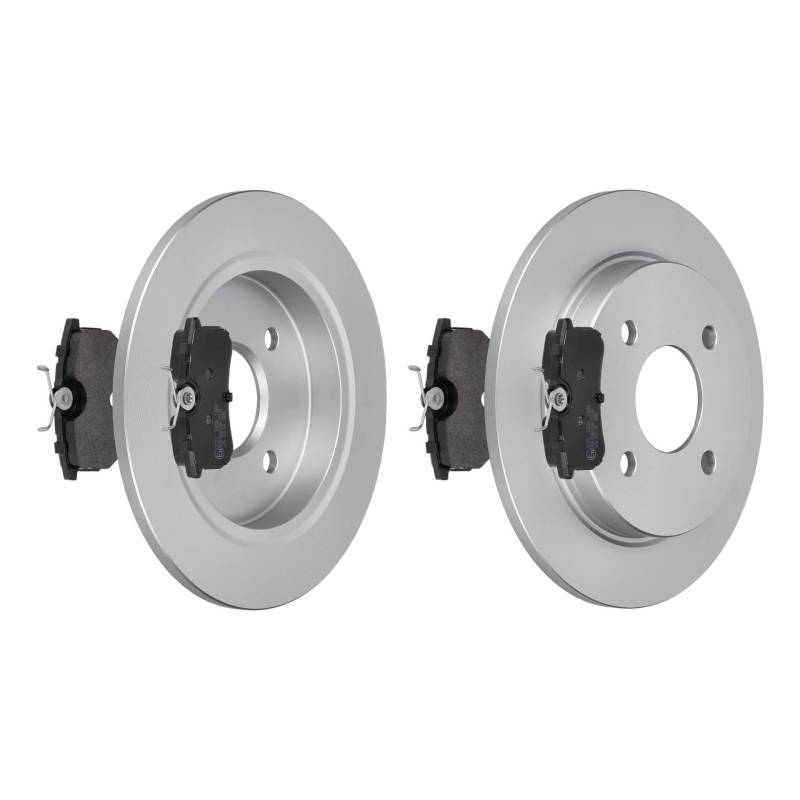 f.becker_line Bremsensatz Bremsscheiben Ø253MM + Bremsbeläge Hinten - kompatibel mit FORD FOCUS FIESTA - Bremsen Set Bremsenset Bremsanlage von f.becker_line