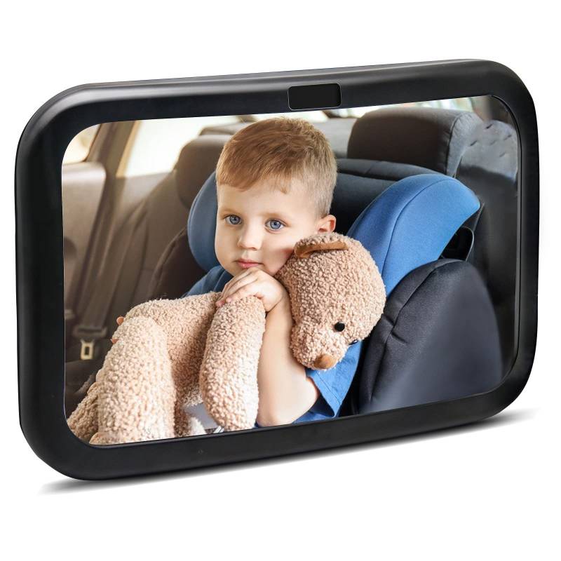 FACAIO Babyauto Spiegel für den Rücksitz, 360° Baby Autospiegel, 100% Bruchsicher & Rutschfest, Kristallklarer Sicht, Verstellbarer Rückspiegel, Rücksitzspiegel Baby für Meisten Auto von facaio