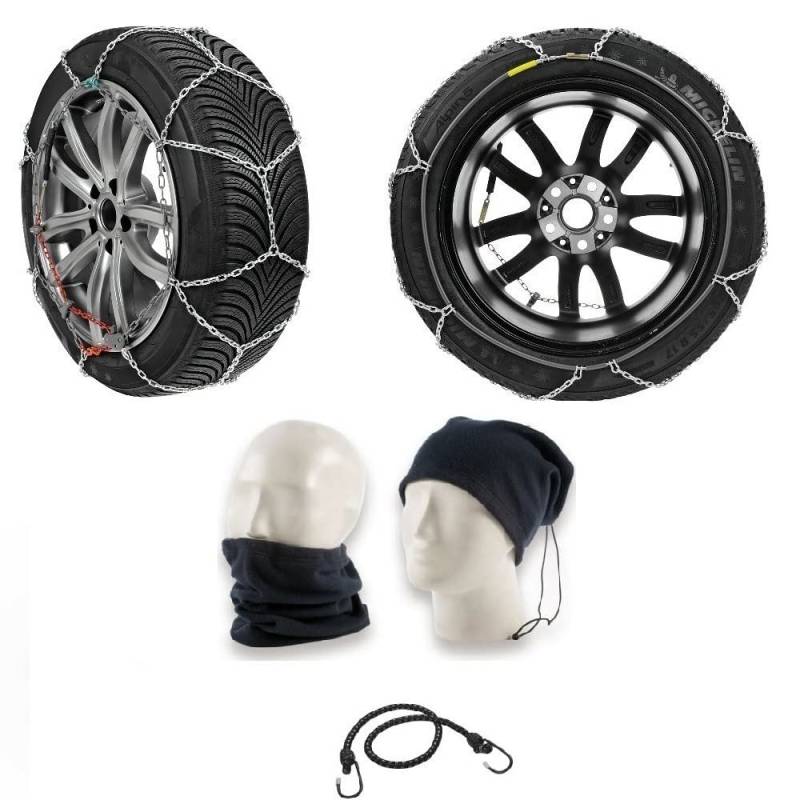 Auto SCHNEEKETTEN FÜR Reifen RADKETTE FÜR Reifen 205/70R15 Kreis 15" (18822N) 9-MM-Rhombus-KOMPAKT-Abschnitt D-MESH. ZUGELASSEN NACH Uni 11313: 2010 UND ONORM EISSICHER von farbrothersonline