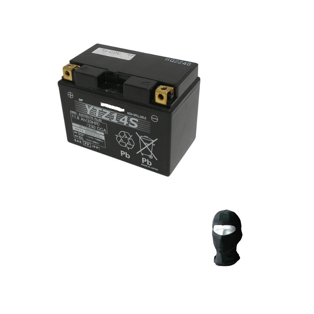 KOMPATIBEL MIT CF Moto CL A C 450 2024 A 2024 Batterie YTZ14S UASA 12V / 11,2AH (AKTIVIERT VERSIEGELT - WERKSVERSIEGELT) BATTERIEN FÜR Motorrad-Roller SPEZIFIKATION 150X87X110MM von farbrothersonline