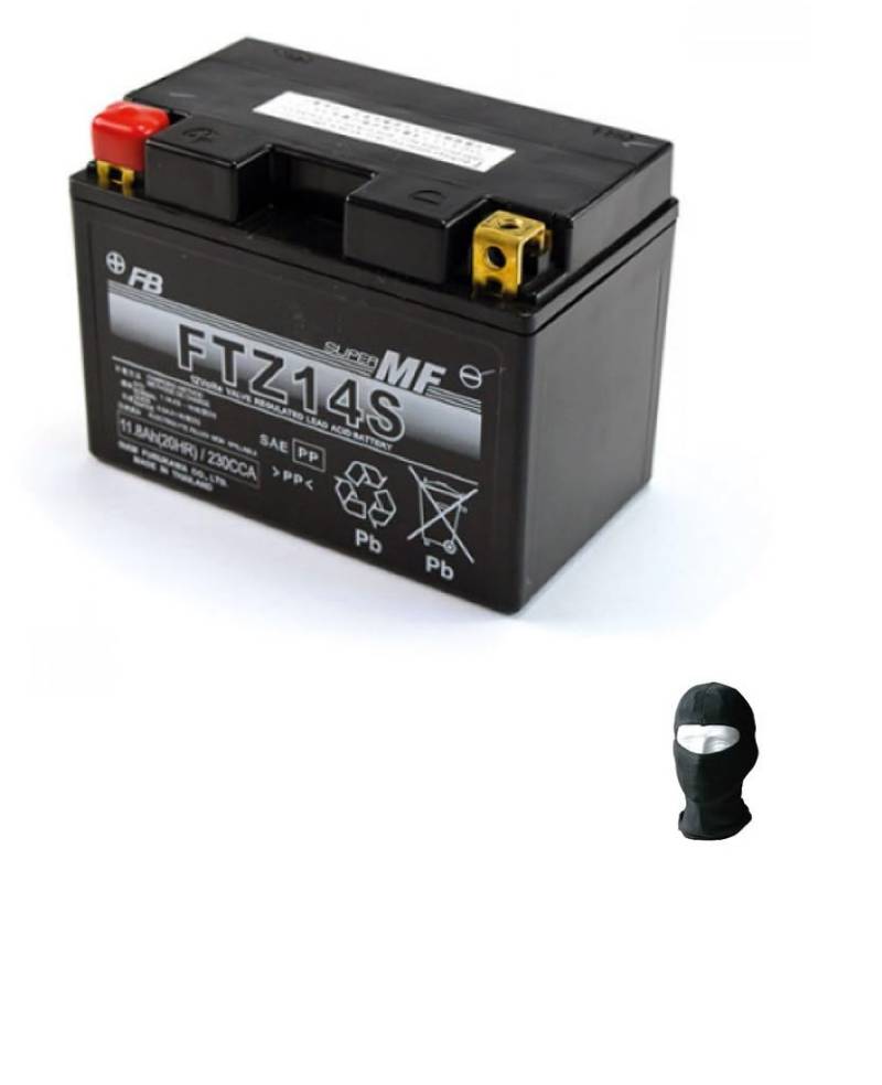 KOMPATIBEL MIT KTM Super Adventure R ABS 1290 2017-2020 FURUKAWA-BATTERIE BEREITS BEREIT ZUM EINSATZ BEREIT FTZ14S-BATTERIEN 12V 11,6 AH MOTORRAD-ROLLER-AKTIVIERTES GEL BEREIT ZUM MONTIEREN von farbrothersonline