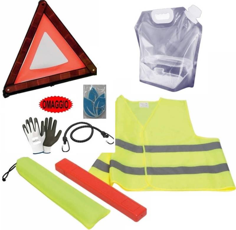 KOMPATIBEL MIT PEUGEOT 3008 PureTech Turbo 130 SeS GT Line KIT SOS FUEL/BENZIN/KRAFTSTOFFKRAFTSTOFF+TRIAGOLO+GILET+SCHUTZHAUBE / KOFFERRAUM ZUGELASSEN FÜR STRADFAHRZEUGE AUTO-MOTO-CAMPER von farbrothersonline