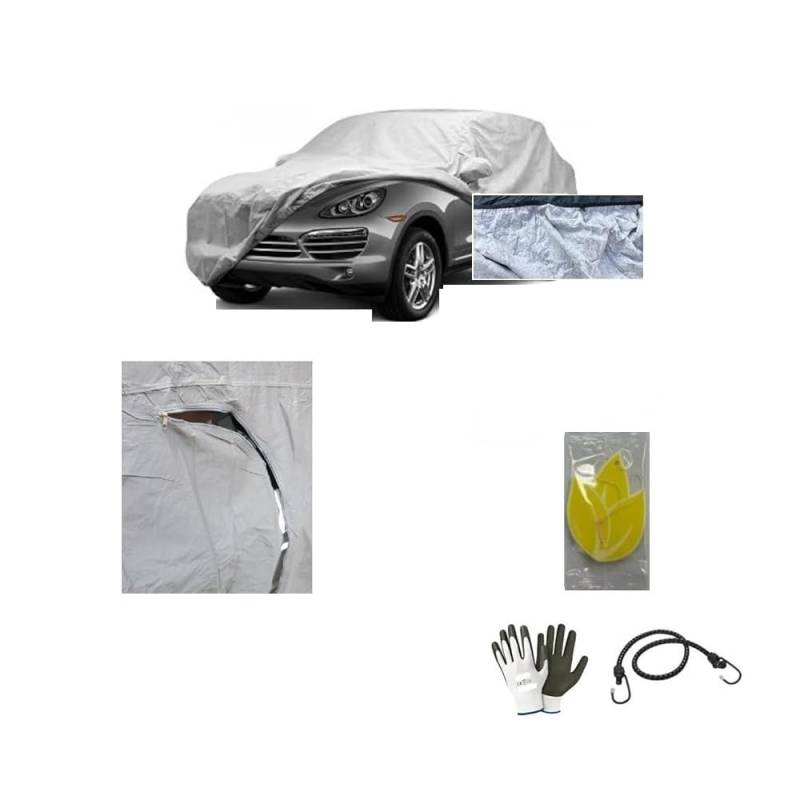 KOMPATIBEL MIT PEUGEOT 308 SW (Port Post with Rib-Fenster) von 08 bis 14 M suv SPEZIFISCHE AUTOABDECKUNG FÜR SUV PLÜSCH, ATMUNGSAKTIV, WASSERDICHT, KRATZFEST, SCHimmelfest, Hagelschutz + seitlicher von farbrothersonline