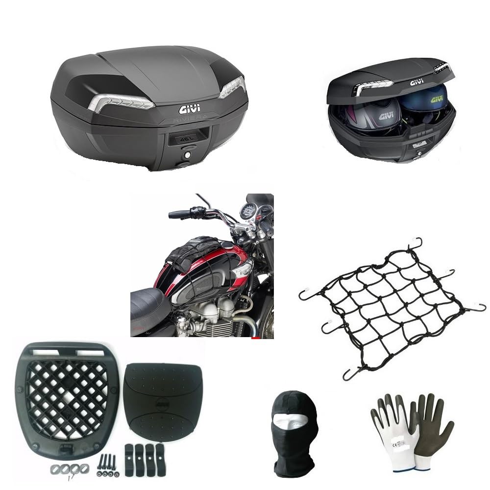 KOMPATIBEL MIT Peugeot SPEEDFIGHT 2 50 LC E46NT Riviera KOFFERTOPCASE MIT WEISSEN Reflektoren+MONTAGESATZ+Anti-VIBRATIONSMATTE+Platte FÜR Motorrad GEPÄCKTRÄGER 2 GROßE HELME KOMPATIBEL MIT Peugeot SPEEDFIGHT 2 50 LC E46NT Riviera KOFFERTOPCASE MIT WEISSEN Reflektoren+MONTAGESATZ+Anti-VIBRATIONSMATTE+Platte FÜR Motorrad GEPÄCKTRÄGER 2 GROßE HELME von farbrothersonline