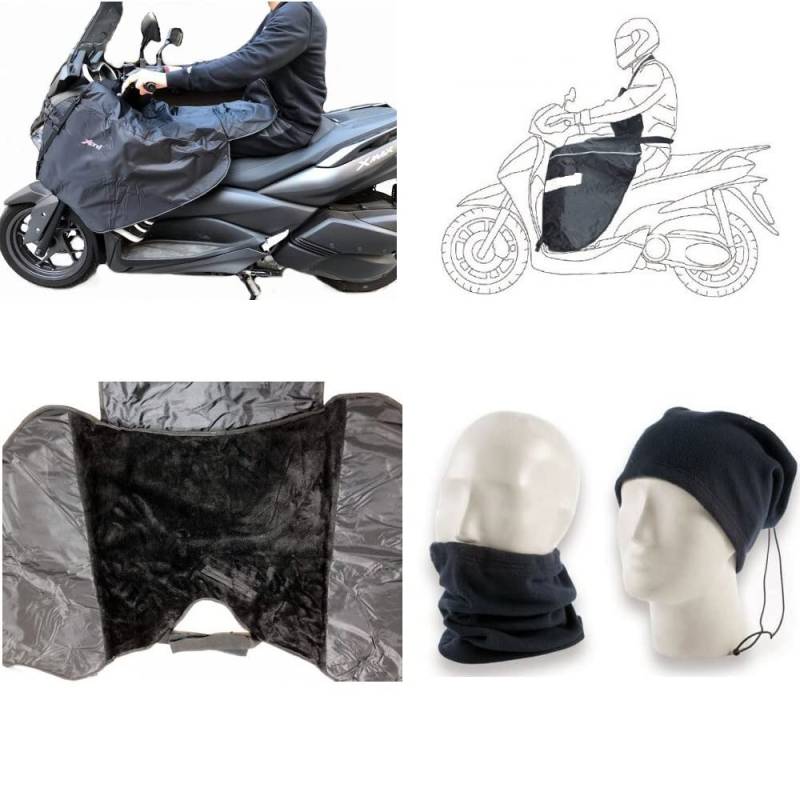 Kompatibel mit Piaggio X10 350 i.e. wasserdichte Beinabdeckung für Scooter und Maxiscooter Thermodecke für Beine, Anti-Kaltschutz von farbrothersonline