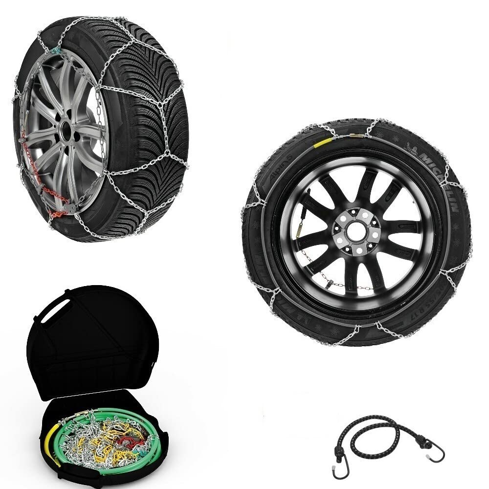 SCHNEEKETTEN FÜR Reifen 8.15-15 FELGEN 15" (16117) GRUPPO 24.6 1 Paar 16MM KOMPAKTE MESH-Ketten FÜR OFFROADS, SUVS, Vans, Camper Ice LAMPA Approved Chain von farbrothersonline