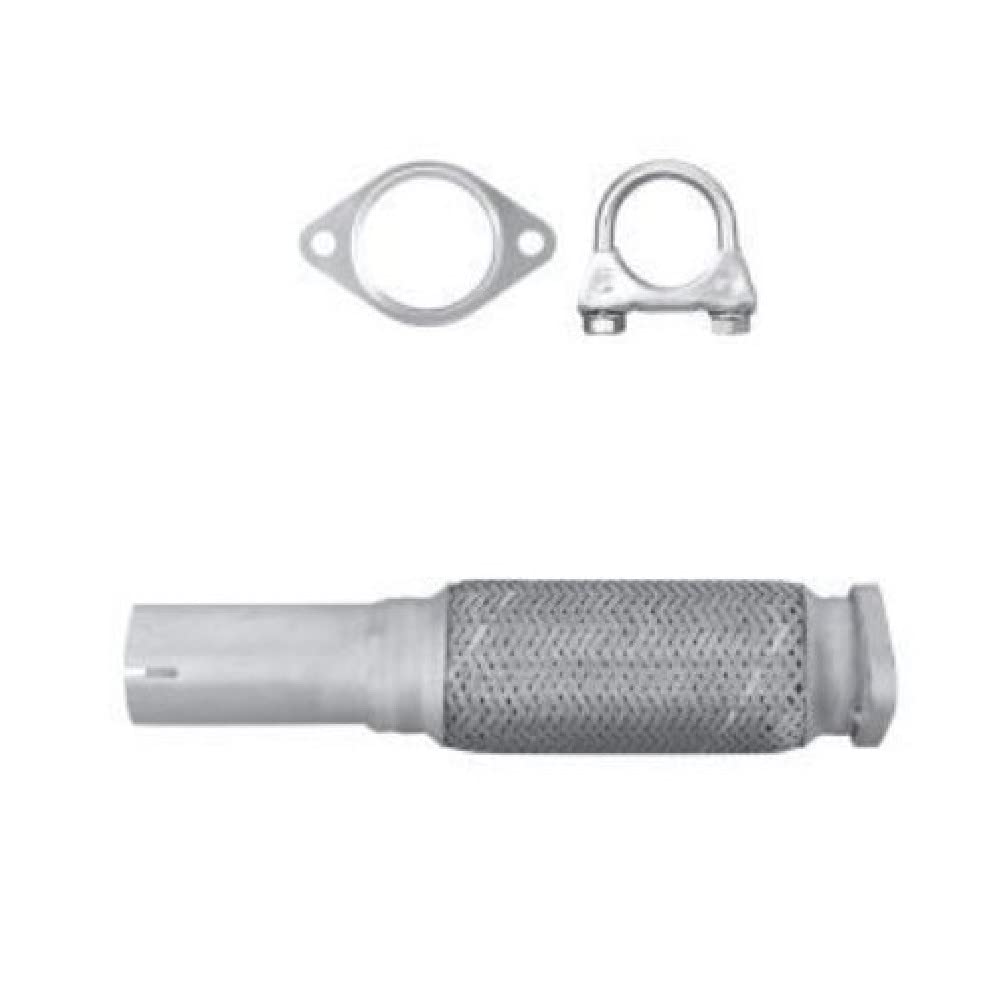 HELLA 8LA 366 000-501 Abgasrohr - Easy2Fit® Kit - vorne - einteilig - Set mit Anbauteilen - für u.a. FORD PUMA HELLA 8LA 366 000-501 Abgasrohr - Easy2Fit® Kit - vorne - einteilig - Set mit Anbauteilen - für u.a. FORD PUMA von Hella