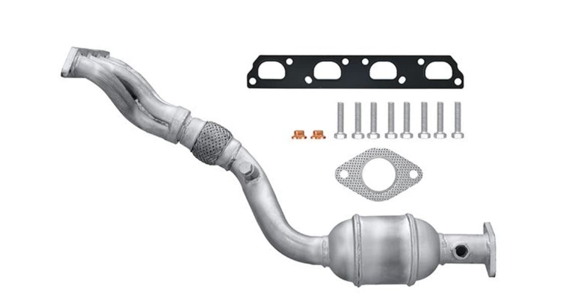 HELLA 8LF 366 055-391 Krümmerkatalysator - Easy2Fit Kit - Euro 4 - einteilig - Set mit Anbauteilen von Hella