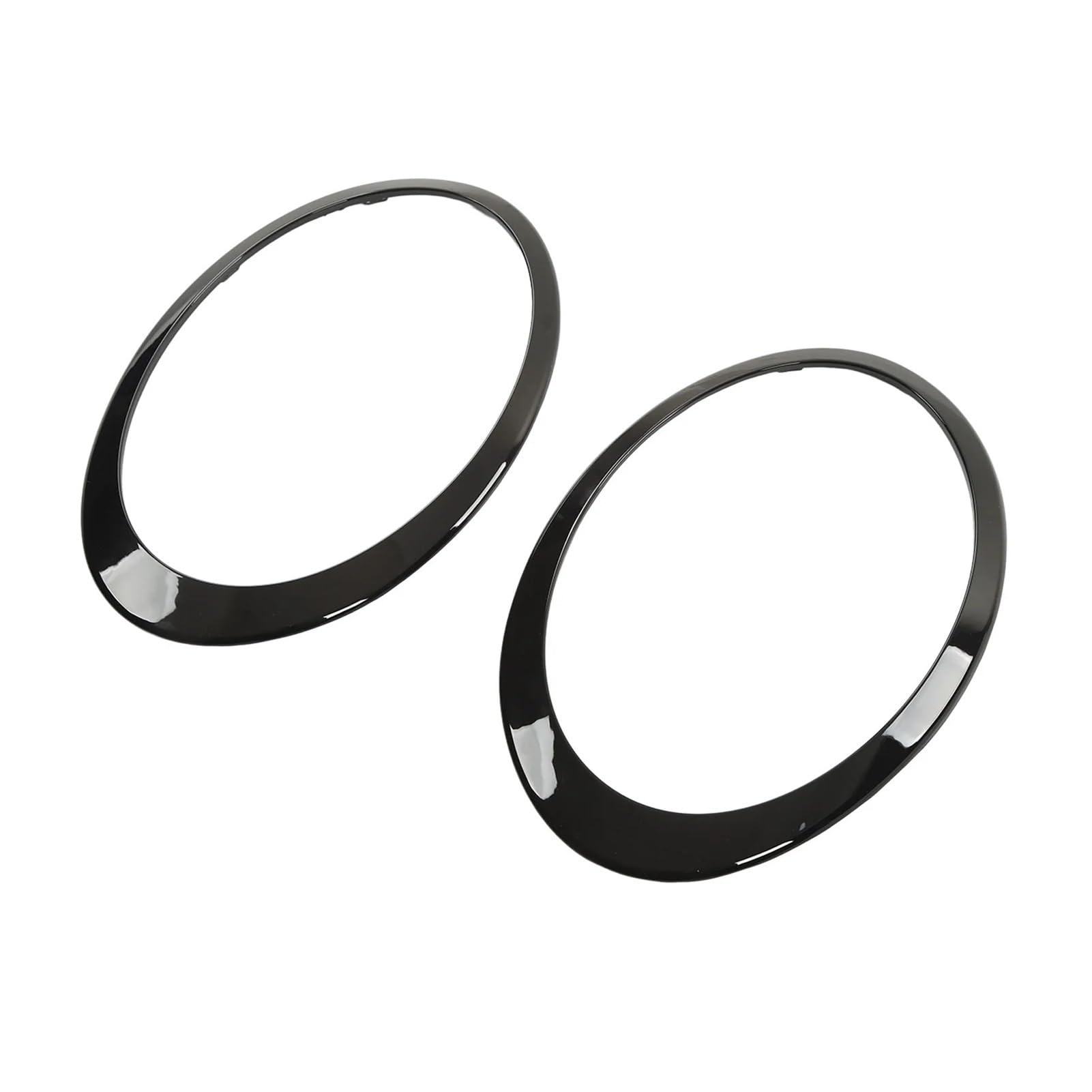 Auto Scheinwerfer Shell 2 Stück glänzend schwarze Scheinwerfer-Surround-Abdeckung Zierleisten Scheinwerfer-Lünette für für Clubman F54 für Cooper S JCW 2015–2021 2022 Auto Scheinwerfer Shell 2 Stück glänzend schwarze Scheinwerfer-Surround-Abdeckung Zierleisten Scheinwerfer-Lünette für für Clubman F54 für Cooper S JCW 2015–2021 2022 von faxiulan