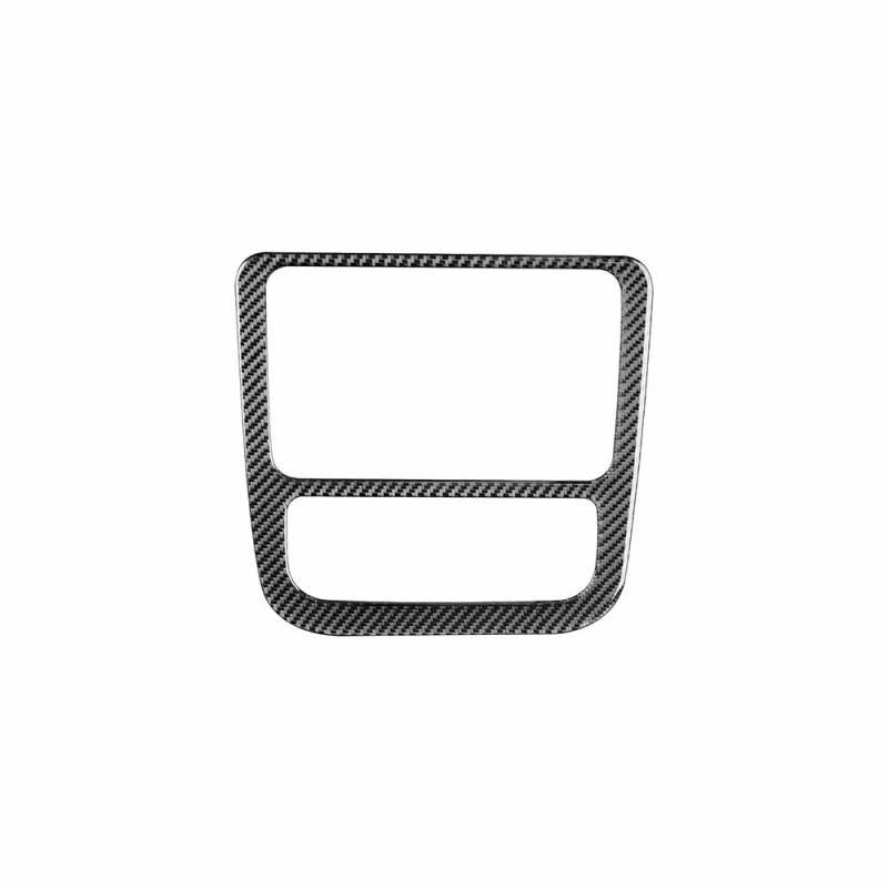 faxiulan Interieur Zubehör Für VW Für Scirocco 2008-2017 Carbon Faser Auto CD AC Navigation Panel Rahmen Dekorative Aufkleber Auto Styling Zubehör Innenausstattung (Size : LHD) von faxiulan