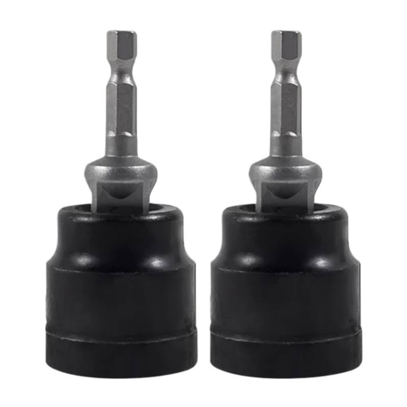 2x Buchse Für Wagenheber, Reifenwechsel Adapter Für Kfz-Wartung,Radwechsel Adapter Mit Schnellkupplung,Kraftsparendes Werkzeug Schnellkupplung,Kraftsparendes Hebezeug Für Reise,Pendler & Berufsverkehr von fayarrd