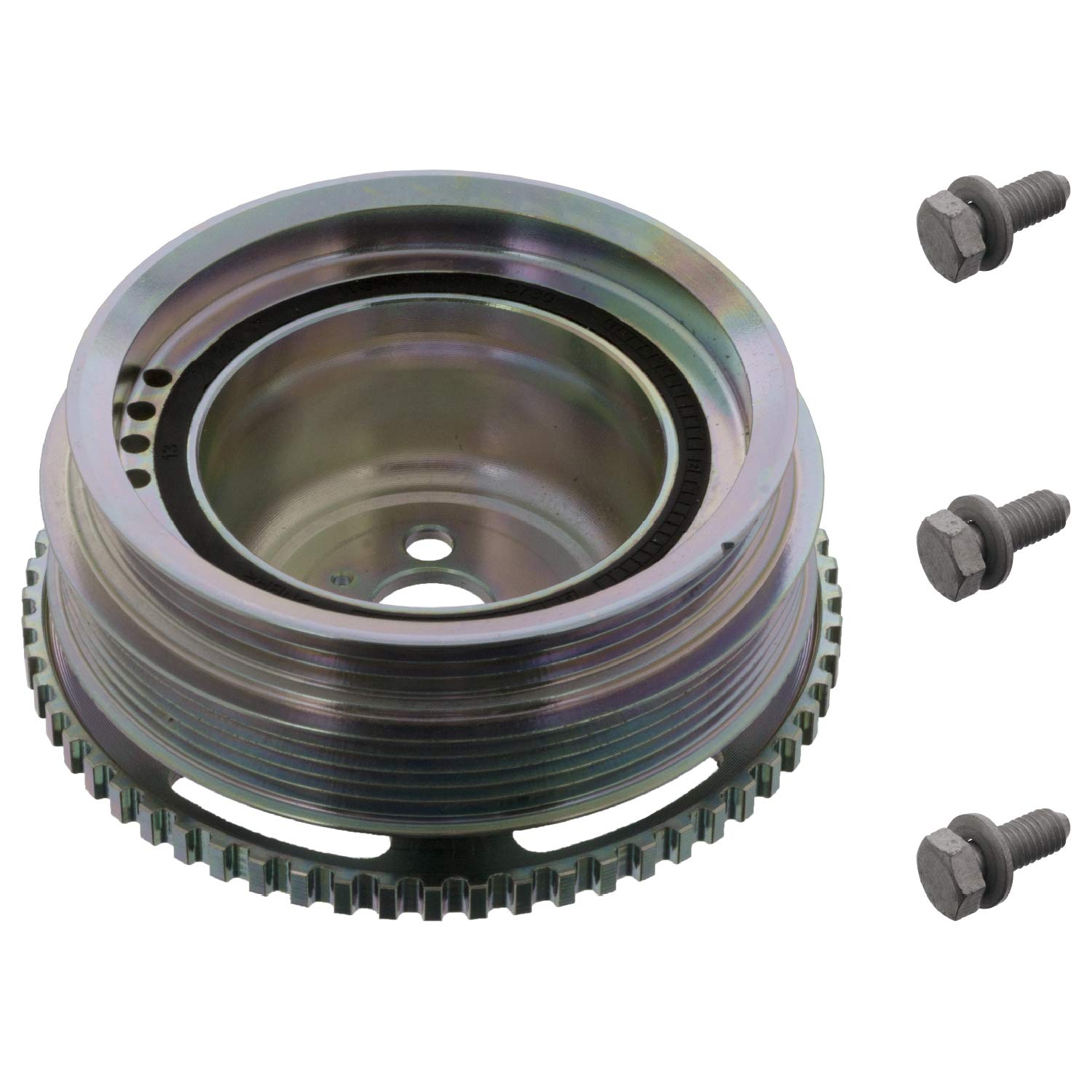 febi bilstein 40315 Riemenscheibe (entkoppelt) für Kurbelwelle, mit Polrad und Schrauben, 1 Stück febi bilstein 40315 Riemenscheibe (entkoppelt) für Kurbelwelle, mit Polrad und Schrauben, 1 Stück von febi bilstein