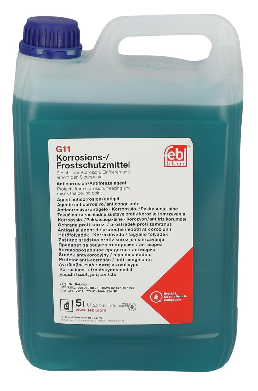 febi bilstein 22268 Frostschutzmittel G11, 5 Liter von febi bilstein