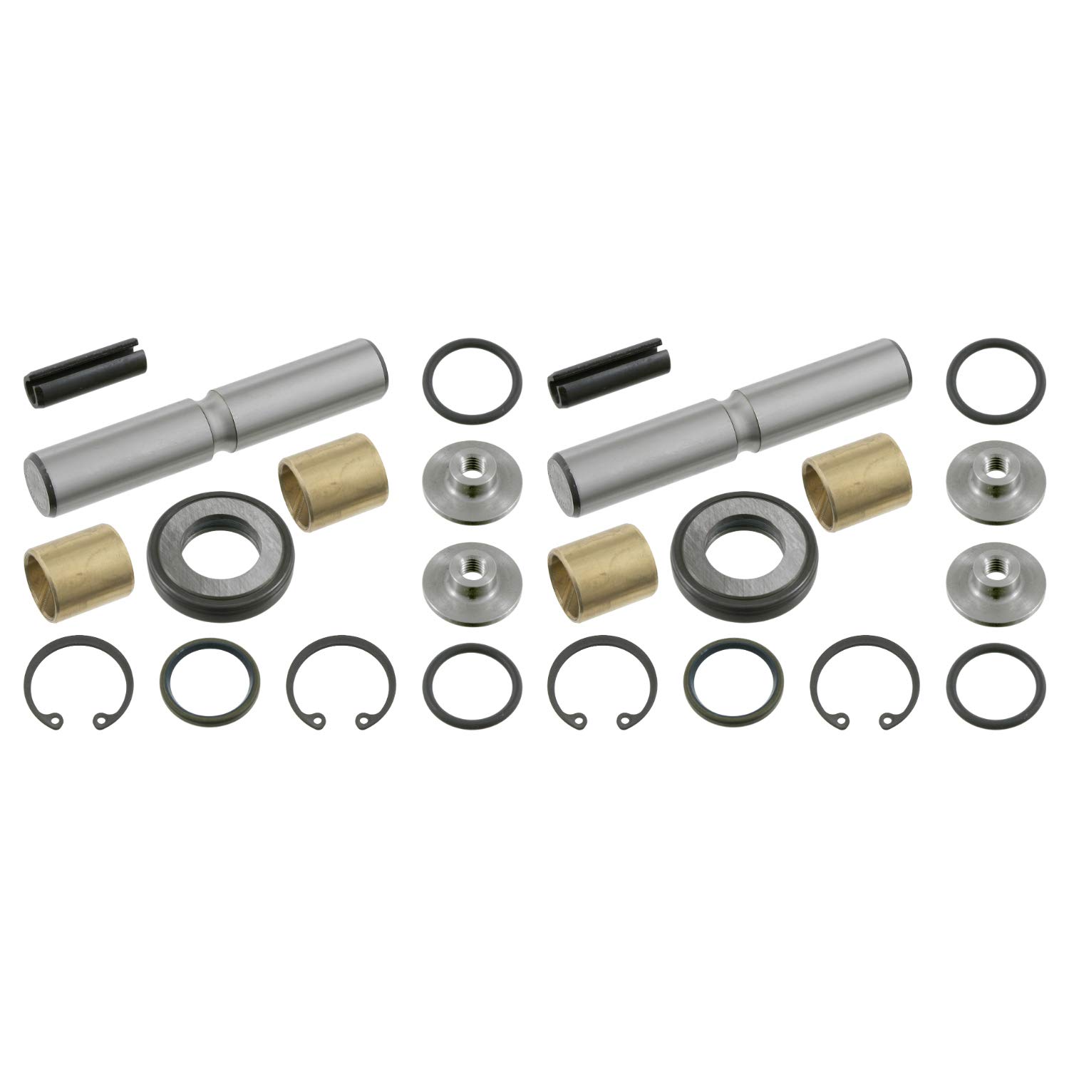 febi bilstein 04587 Achsschenkelbolzensatz mit Gleitlager, Doppelsatz , 1 Stück von febi bilstein