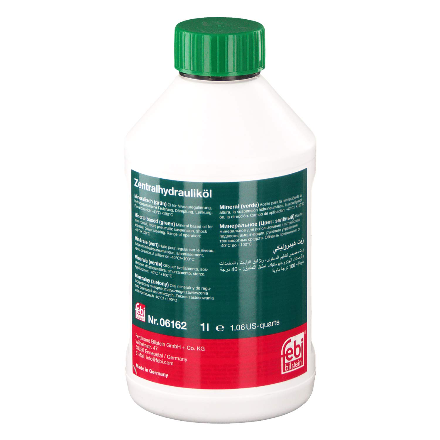 febi bilstein 06162 Hydrauliköl für Zentralhydraulik , 1 Liter von febi bilstein