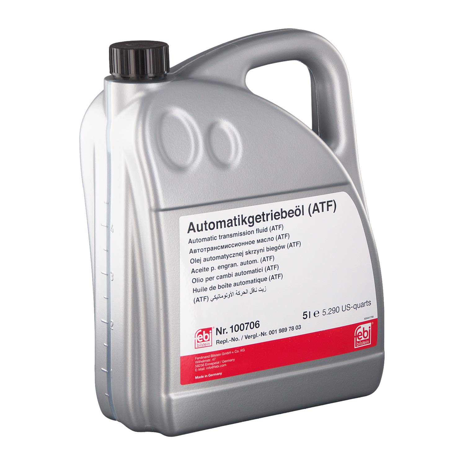 febi bilstein 100706 Automatikgetriebeöl (ATF) , 5 Liter von febi bilstein