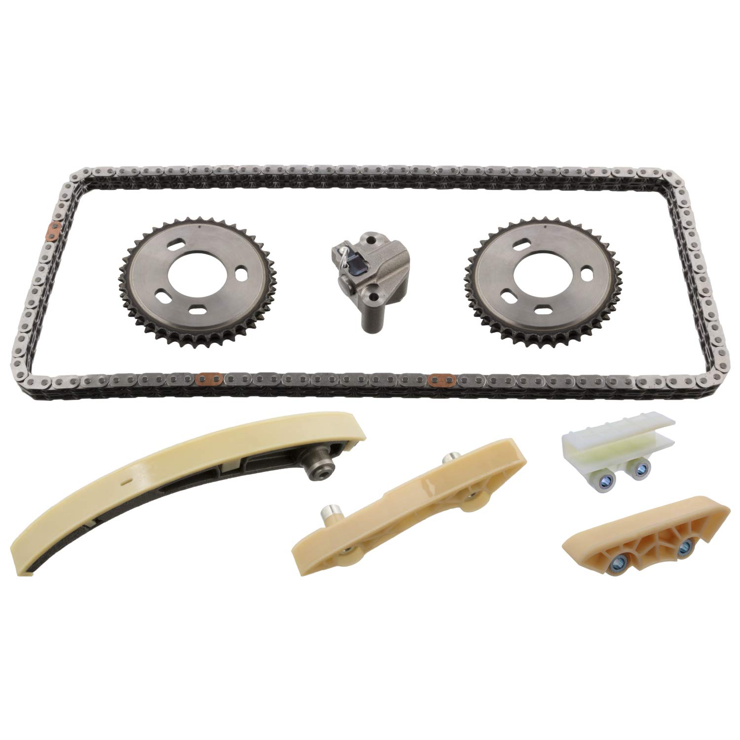 febi bilstein 102202 Steuerkettensatz für Nockenwelle, mit Gleitschienen und Kettenspanner , 1 Stück febi bilstein 102202 Steuerkettensatz für Nockenwelle, mit Gleitschienen und Kettenspanner , 1 Stück von febi bilstein