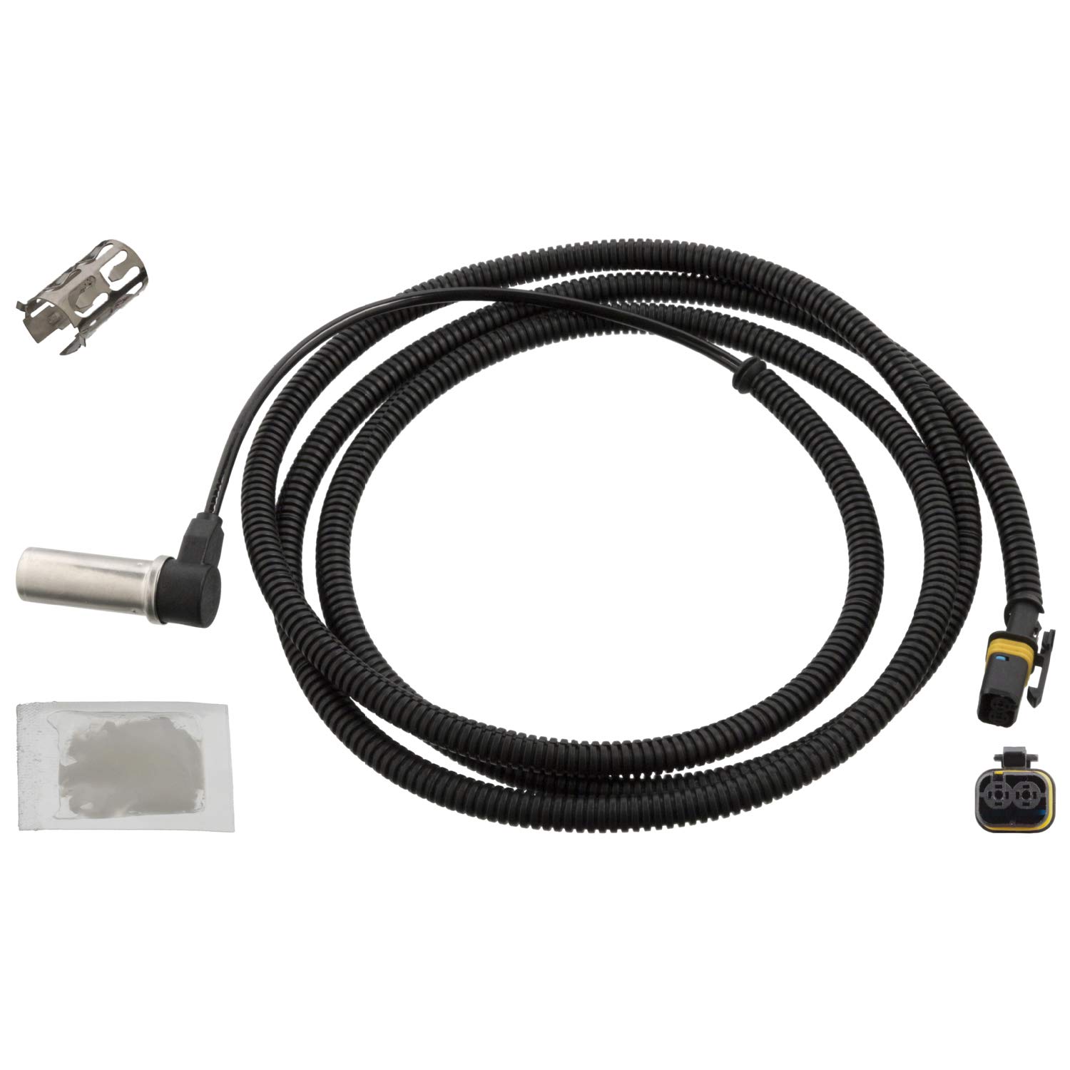 febi bilstein 102456 ABS-Sensor mit Hülse und Fett , 1 Stück von febi bilstein