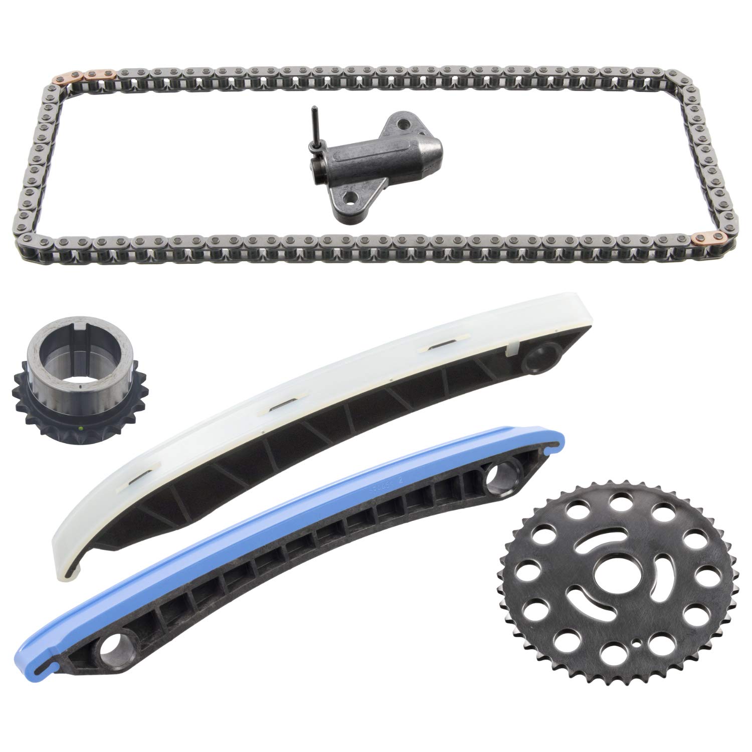 febi bilstein 106357 Steuerkettensatz für Nockenwelle, mit Gleitschienen und Kettenspanner, 1 Stück febi bilstein 106357 Steuerkettensatz für Nockenwelle, mit Gleitschienen und Kettenspanner, 1 Stück von febi bilstein