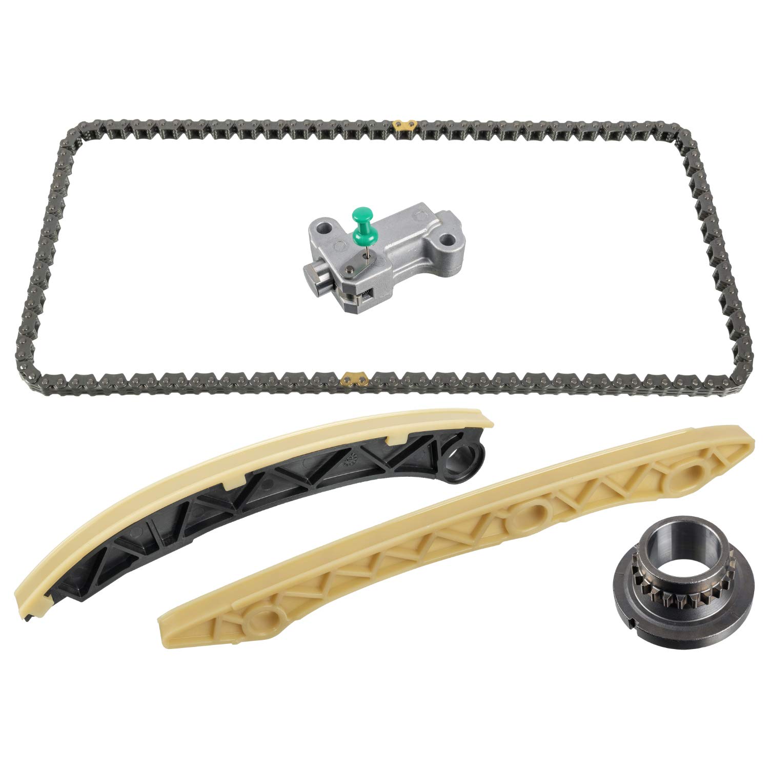 febi bilstein 108173 Steuerkettensatz für Nockenwelle, mit Gleitschienen und Kettenspanner, 1 Stück febi bilstein 108173 Steuerkettensatz für Nockenwelle, mit Gleitschienen und Kettenspanner, 1 Stück von febi bilstein