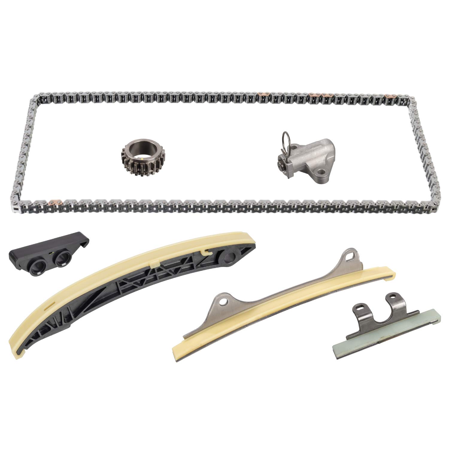 febi bilstein 108346 Steuerkettensatz für Nockenwelle, mit Gleitschienen und Kettenspanner, 1 Stück febi bilstein 108346 Steuerkettensatz für Nockenwelle, mit Gleitschienen und Kettenspanner, 1 Stück von febi bilstein