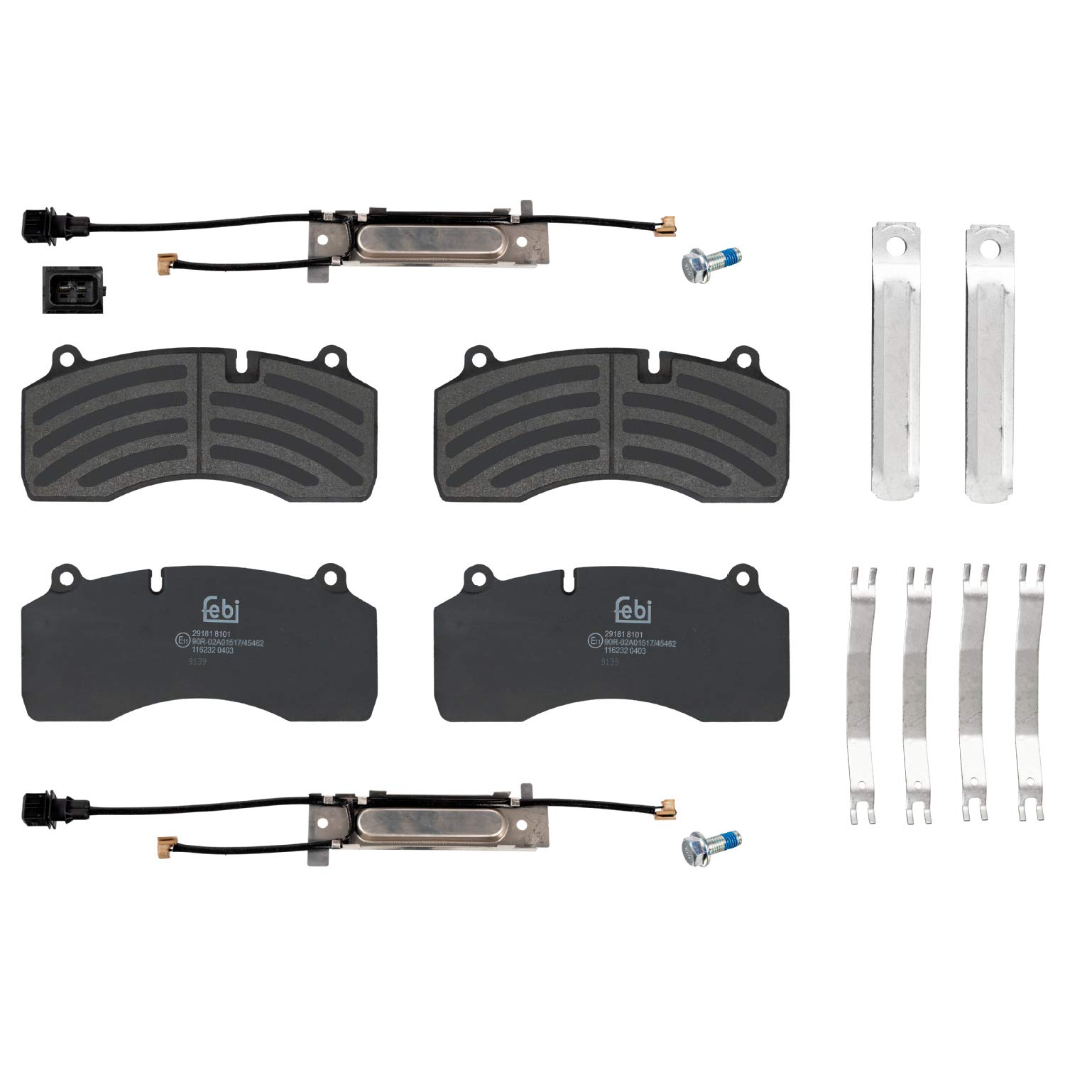 febi bilstein 116232 Bremsbelagsatz mit Anbaumaterial, 1 Stück febi bilstein 116232 Bremsbelagsatz mit Anbaumaterial, 1 Stück von febi bilstein