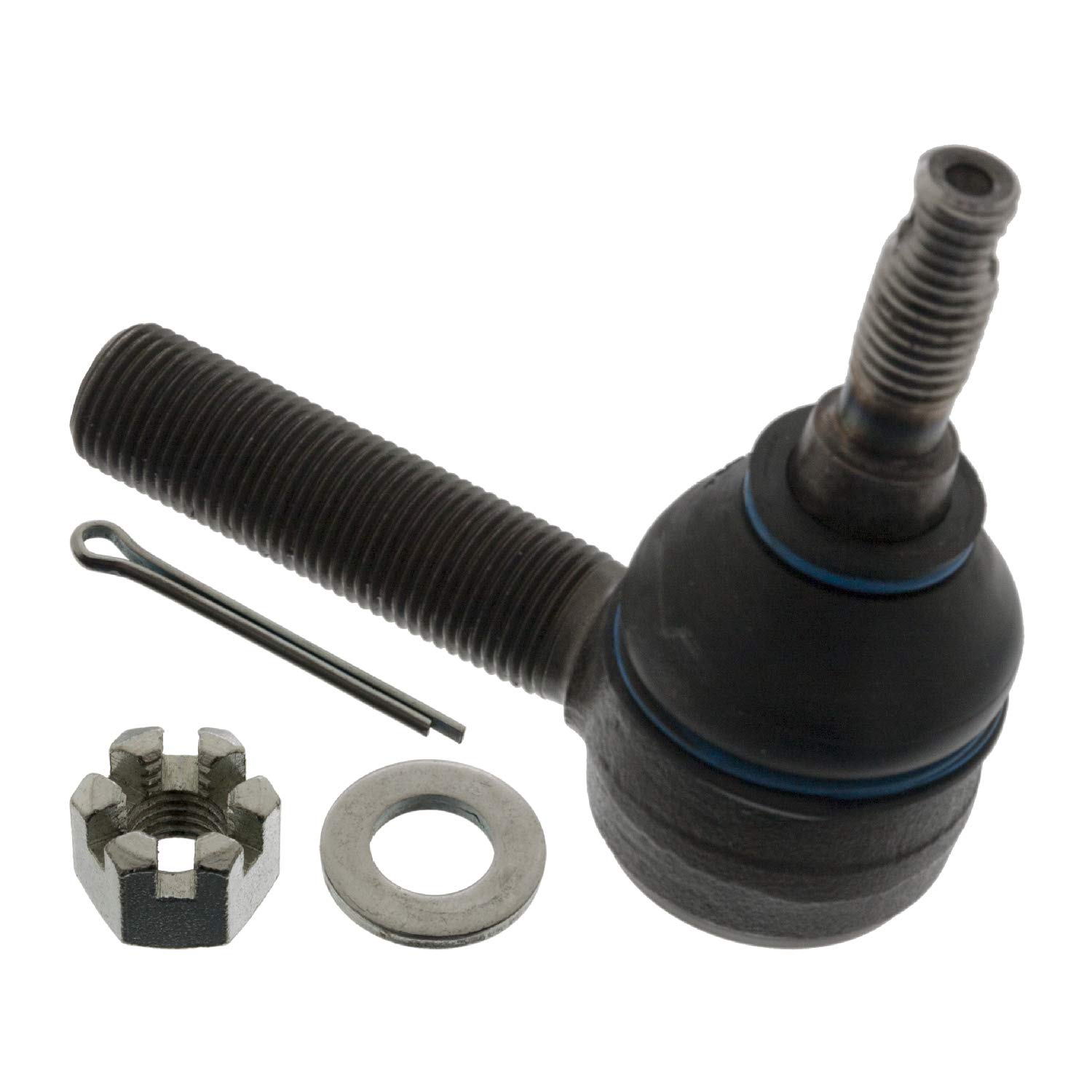 febi bilstein 14122 Spurstangenendstück mit Kronenmutter, Splint und Unterlegscheibe , 1 Stück von febi bilstein