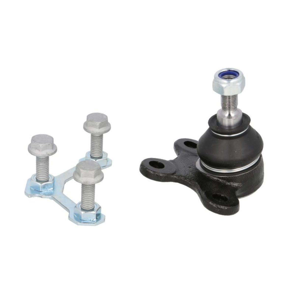 febi bilstein 14424 Traggelenk mit Anbaumaterial , 1 Stück, Schwarz von febi bilstein