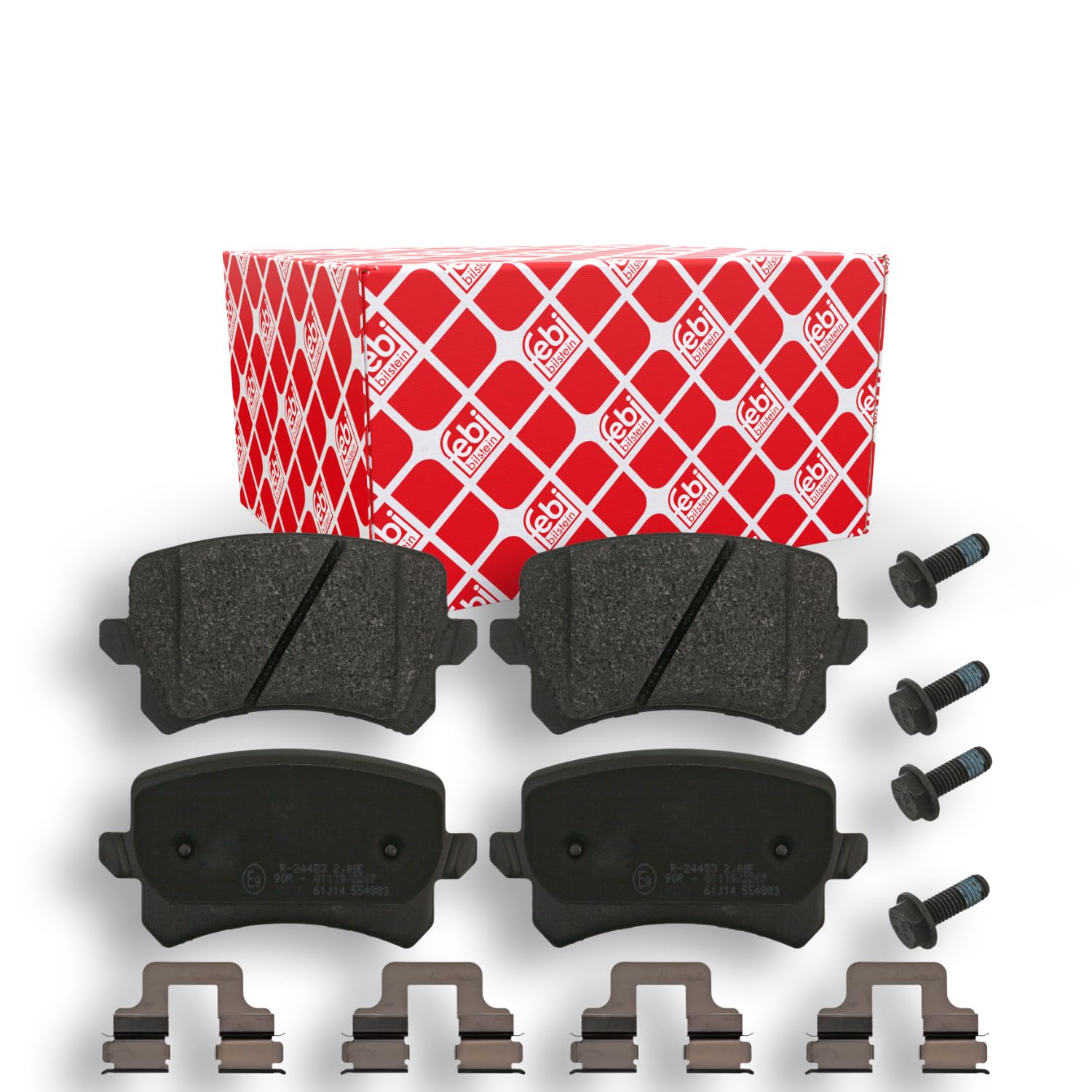 febi bilstein 16991 Bremsbelagsatz mit Befestigungsmaterial, 1 Stück febi bilstein 16991 Bremsbelagsatz mit Befestigungsmaterial, 1 Stück von febi bilstein